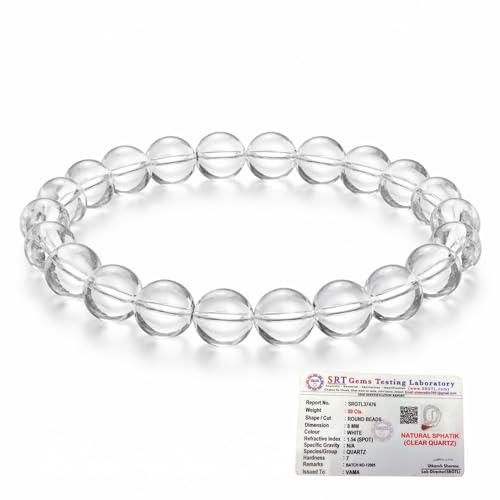 Image of VAMA Natural Sphatik Crystal Bracelet