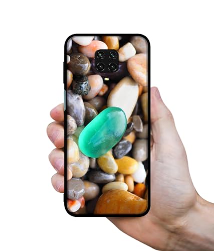 Image of Sea Stones Design Premium 2D Printed Metal Back Case Cover for Mi Redmi Note 9 Pro /Note 9 Pro Max /Poco M2 Pro