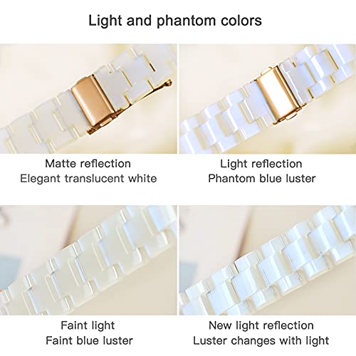 Ygtiecs Resin Apple Watch Band For Women Men, Super Lightweight, Comfortable, Compatible With Apple Watch Band 38Mm 40Mm 41Mm, Fashionable For Iwatch Band Series 8 7 6 5 4 3 2 1 Se - Phantom Blue #TOP5