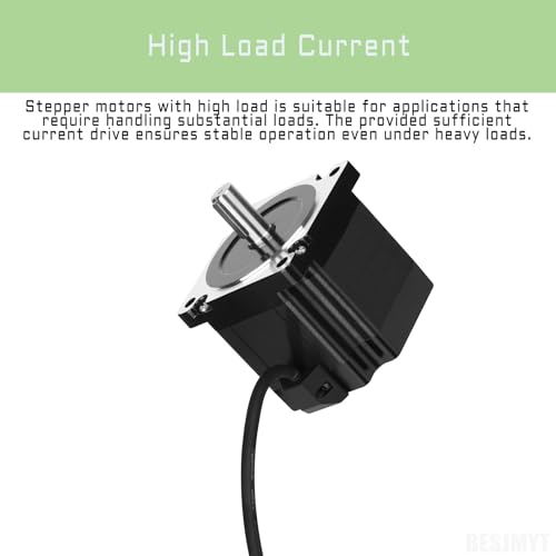 Besjmyt NEMA34 Nema 34 Stepper Motor Bipolar 1.8 Deg Standard Step Angle 4.7Nm(665.57Oz.In) High Torque 77.5Mm 6A 86 Motors 2 Phase 4 Lead thumb #4
