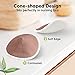 Organic Nursing Pads - 14 Washable Breast Pads for Breastfeeding, Wash Bag, Viscose Derived from Bamboo Reusable Nipple Covers for Breastfeeding Essentials, Soft & Absorbent (Plum, L 4.8