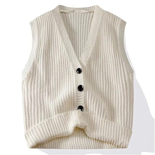 Men's V-Neck Knit Sweater Winter Warm Casual Cardigan Soft Slouchy Comfortable Vest Pullover for Men2