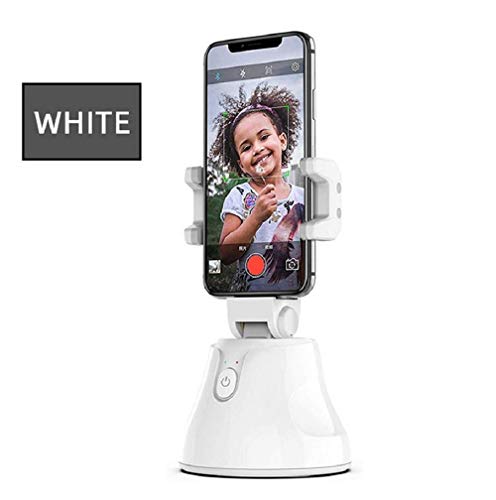 Selfie Stick 360° Rotation Auto Face Object Tracking Phone Camera Holder, Smart Following Photo Shooting Simple Operation Matching with All Phones