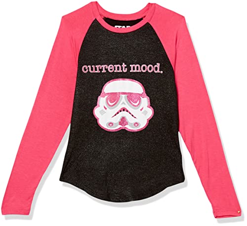 T-shirt Fille Star Wars Storm Trooper à manches raglan longues pour enfant de 4 à 16 ans