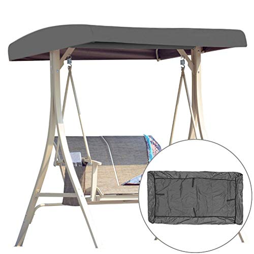 thelastplanet Toldo De Repuesto para Jardín Columpio Balancín Cubierta De Hamaca De Jardín para Banco Tumbona De Jardín 191X120X18cm