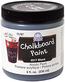 FolkArt Chalkboard Paint in Assorted Colors (8-Ounce), 2517 Black