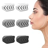 Katyjun 6 Stück Silikon Jawline Face Trainer, Jaw Kiefertrainer