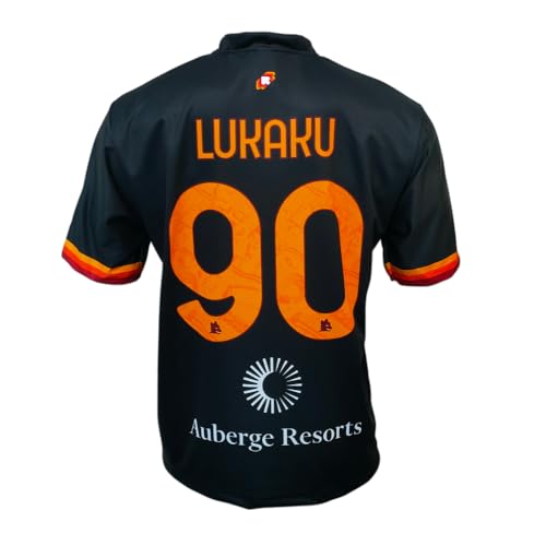 T-Shirt Football AS Roma Lukaku Enfant Tissu Respirant Garçons Sport sans Transpiration
