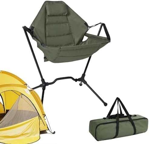 Chaise à bascule de camping pliable réglable pour éviter le mal de dos - 5