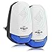 Repeller Pro - Repellente Ultrasuoni per Topi Versione 2024 Repellente Professionale Anti Ratti Topi Blatte Scarafaggi Insetti Formiche Ragni, Con Luce Notturna Inclusa (2 Pezzi -Bianco) immagine