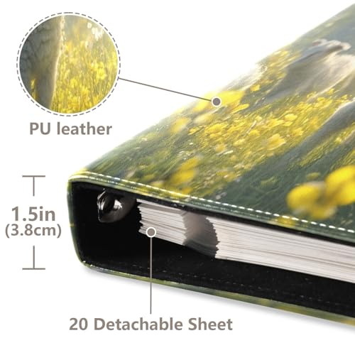 Álbum de fotos adhesivo DIY tipo scrapbook FLildon 3 anillos, 40 páginas 8x10 miniatura 4