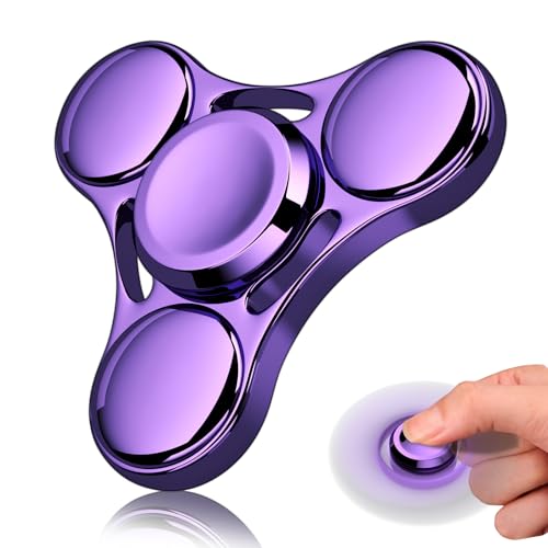 Fidget Spinners Toy, 2-5 Min Spins Time Stainless Steel R188 Bearing Metal Fidget Spinner, EDC ADHD Stress Anxiety Relieves, Fidget Spinner Toys for Kids and Adults