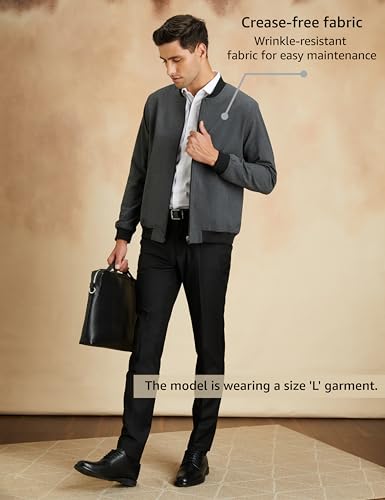 Image of Symbol Premium Mens Smart Casual Fully Lined Mild Winter Jacket (Regular Fit)