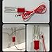 2Pcs Electric Tape Connectors, Stainless Steel Fencing System Wire Electric Fence Jump M8 Terminal Accessory Kit for Farm