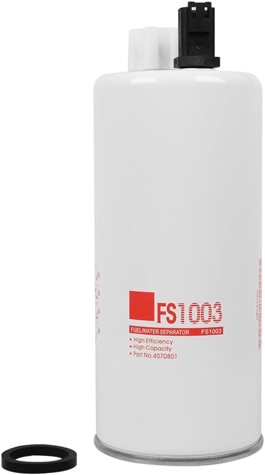 FS1003 Water Separator Fuel Filter Replaces FS1003,3406889 340688900 3954891 4070801 3954904 P551103 22637904 87302104 87307432 Fits for Cummins Engines Freightliner Kenworth Peterbilt Volvo Trucks