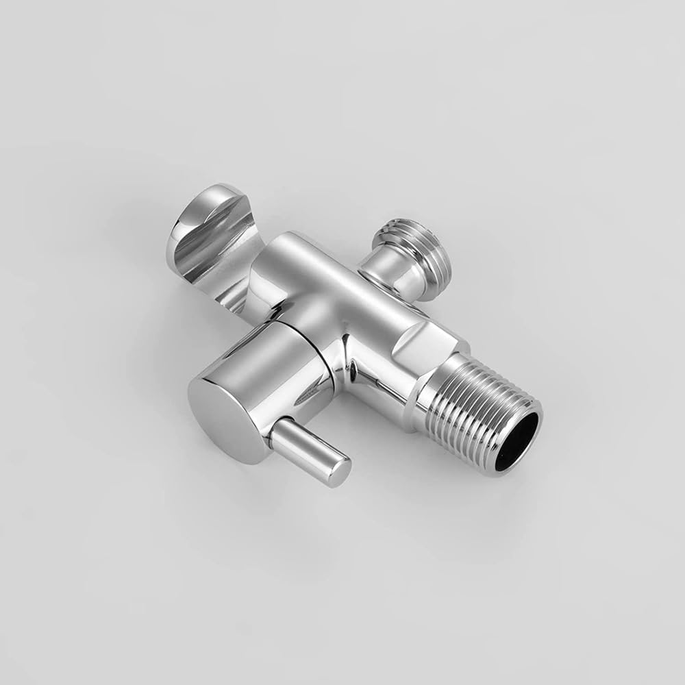 Kit per bidet con valvola in ottone, soffione doccia portatile per l'igiene personale, spruzzatore a getto regolabile, ideale per il bagno