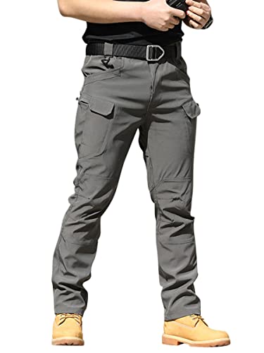 Onsoyours Pantalon Cargo Homme Gris L