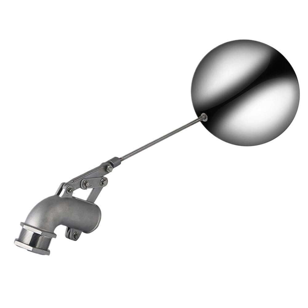 Automatic Float Valve 1pc Stainless Steel Float Ball Valve DN15-DN50, Leakproof Metal for Agricultural Irrigation(40)
