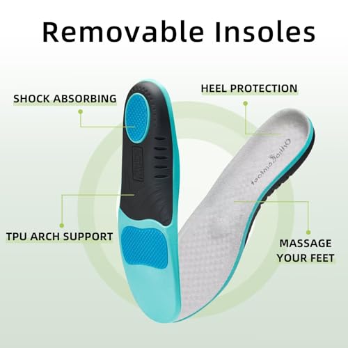 Men's Slip On Loafers Arch Support Boat Shoes for Extra Cushioning and Pain Relief Canvas Leisure Vintage Flat Walking W1-denim