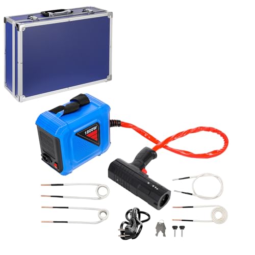 Magnetisches Induktionsheizung-Set 1800 kW Induktionsheizgerät 800 Induktions Heizgeräte Kfz mit 4 Induktionsspulen Induktionsheizer-Bolzenentferner zum Entfernen von Bolzen und Muttern