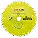 Price comparison product image TCT25560TPRO Saxton Professional Range TCT Circular Saw Blade 255mm x 60T x 30mm Bore, 16, 20, 25, 25.4mm Reduction Rings Compatible with Evolution Bosch Makita Dewalt etc