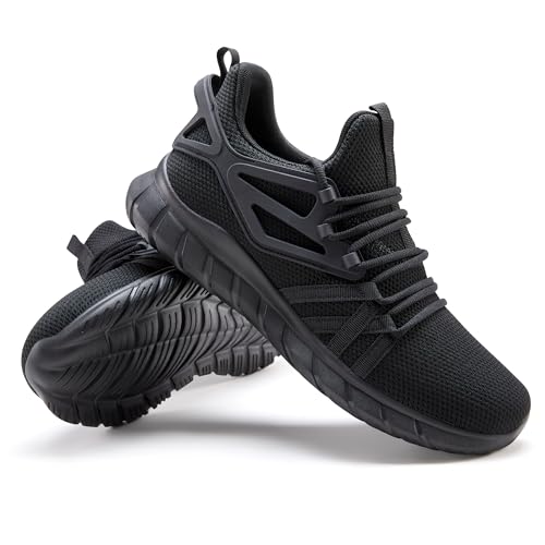 Coolprince Boys Girls Shoes Tennis Sneakers Lightweight Breathable Athletic Running Walking Shoes For Kids Black Size 6 thumb #5