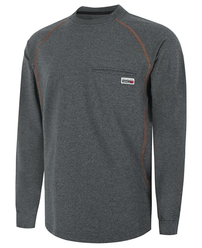 417oRYOtJGL. SL500 TICOMELA FR Shirts for Men | Flame Resistant Shirt,Welding & Electrical Work,Stretch,CAT2 NFPA 2112 Compliant,100% Cotton
