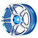 TOYANDONA 4stücke Autozubehör Metallnabe Radmodell Komponente Für Drift Crawler Rennwagen Felge Ersatz Metallnabenteile Typ a Blau Installieren Verschleißfestigkeit Druckfestigkeit