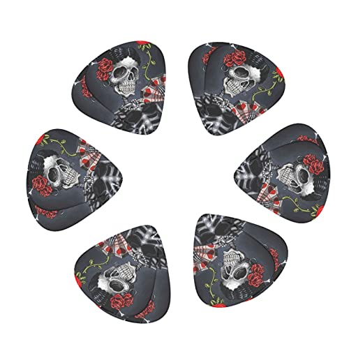 Ensemble de 12 médiators de guitare Goth Beauty Girl pour guitare acoustique, guitare électrique, contrebasse, ukulélé - Les Beatles, Paul McCartney, John Lennon, RIngo Starr, George Harrison Ensemble de 12 médiators de guitare Goth Beauty Girl pour guitare acoustique, guitare électrique, contrebasse, ukulélé – Image 3