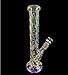 Price comparison product image REANICE Glass Bong 14.4mm 30cm Smoking Water Pipes Handmade Thick Plating Bongs Hookah