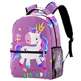 Cumpleaños hippy mejora tu estilo con esta mochila de gran capacidad para mujeres y hombres, perfecta para la escuela y los viajes, multicolor