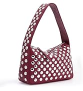 YFGBCX Studded Purses Black Shoulder Bag Y2K Purse for Women