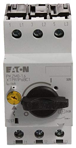 PKZM0-1.6 - Thermal Magnetic Circuit Breaker, Motor Protection, xStart Series, 1.6 A, 3 Pole, 250 VDC, 690 VAC