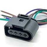 Kompatibel mit Skoda 4P Auto Motor Zündspule Wasserdicht Elektrische Kabel Anschlüsse Kabelbaum 8K0973724 Auto Sensorstecker