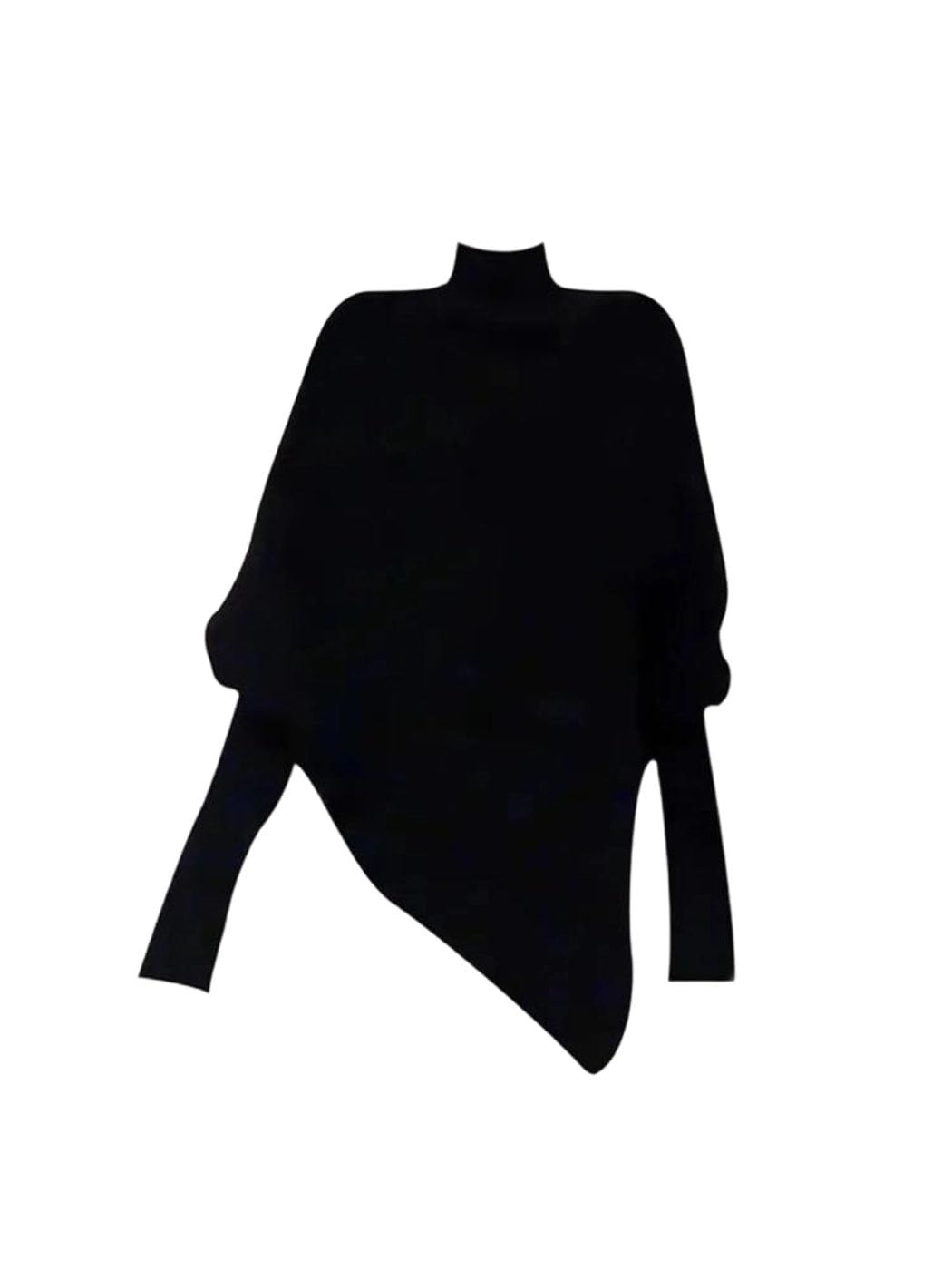 Womens Gothic Style Turtleneck Pullover Vintage Inspired Long Sleeve Knitted Sweater