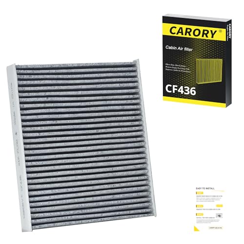 Cabin Air Filter w/Activated Carbon for Subaru Outback (2020-2025) Crosstrek (2018-2023) Ascent (2019-2025) Legacy (2020-2025) Impreza (2017-2023) OE# 72880-FL500 CF12436