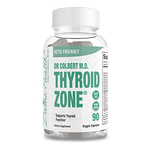 Divine Health Dr.colbert's Thyroid Zone Vitamins A, D3 And B12 Optimal Thyroid Hormone Production #TOP27