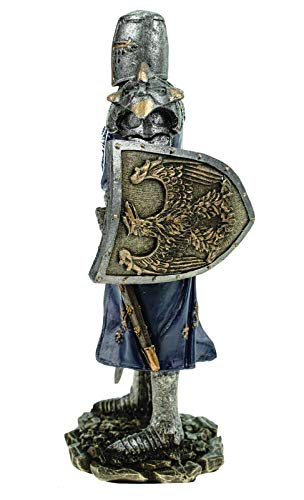 Joh. Vogler GmbH Deutscher Ritter in Rüstung Schwert und Schild 19 cm Figur Deko Skulptur – Bild 4
