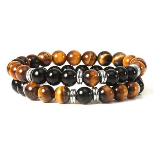 Bracelet en améthyste brute et pierres naturelles de 8mm, création tressée haut de gamme