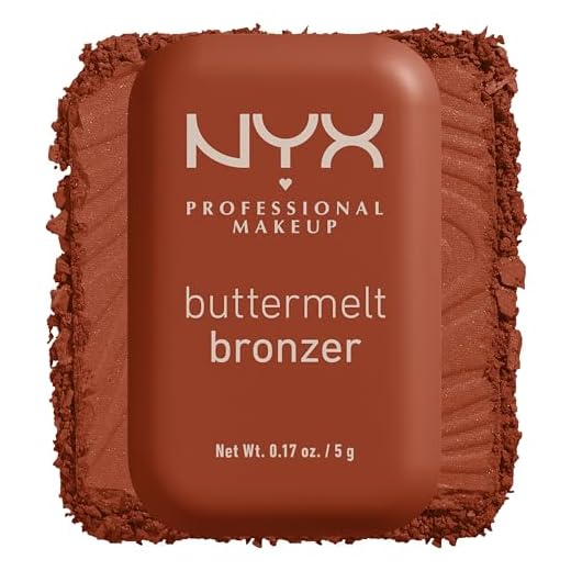Nyx Professional Makeup - Bronzeur Poudre Compacte - Teint Hâlé Jusqu'à 12H Sans Transfert - Idéal Toutes Carnations - Formule Vegan - Buttermelt Bronzer - Teinte : Butta Match