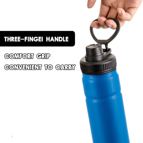 UWSTE 2Pcs Water Bottle Lid Replacement Compatible with Bubba 40 oz, 32 oz and 24 oz, Water Bottle Lids Replacement Lid for Bubba, Leak-Proof Dust-Proof, Handle Easy to Carry, BPA Free. - Thumbnail 4