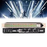 COYEUX 31-Band Digital Equalizer, 16 Preset Effects Spectrum Analyzer, Stereo Graphic Audio EQ, Automatic Noise Reduction, 1U Rack Mount, for Recording Studio