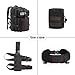Adorila 6 Pack Molle Straps with Snaps, 6 inch Tactical Molle Strap Molle Webbing Straps, Outdoor Molle Attachment Straps for Backpack (Black)