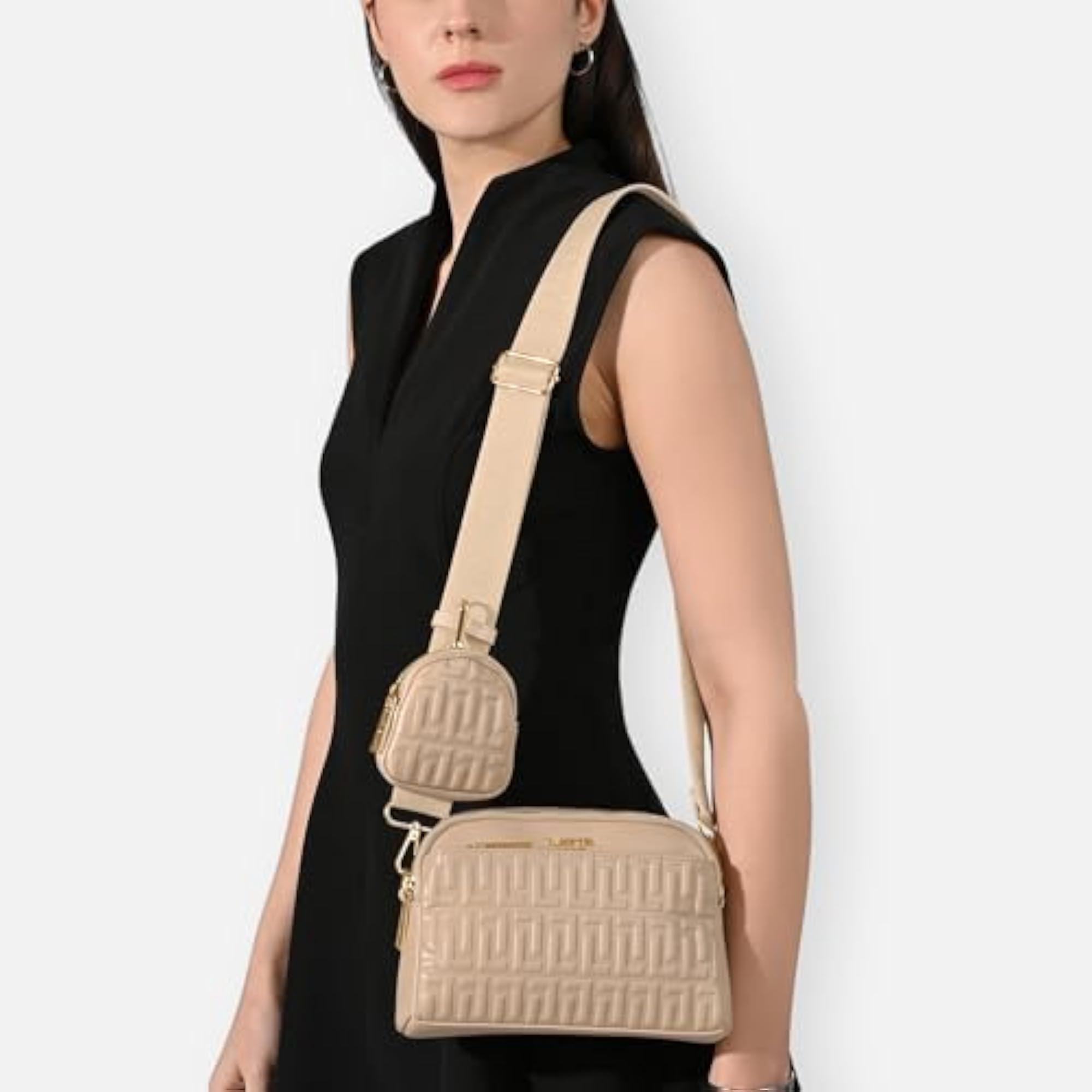 Women's Emhemi 3 Compartment Crossbody Sling Bag