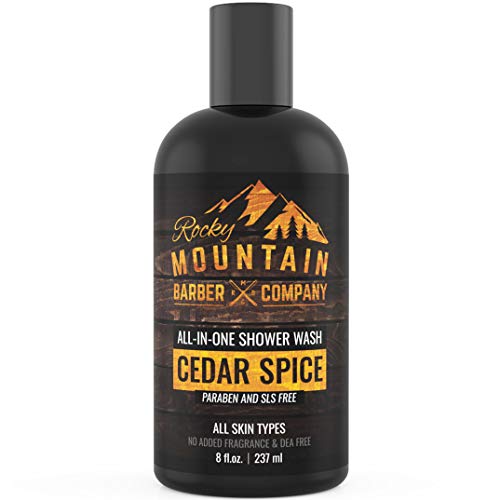 All-in-One Shower Wash for Men – Shampoo, Body Wash, Conditioner, Face Wash