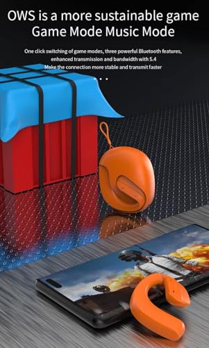 Image of H585 OWS Open Ear Wireless Earbuds | ENC Mic for Crystal-Clear Calls | 30hr Playtime with Type-C Fast Charging | BT5.4 Gaming Bluetooth Earphones | Touch Control Sports Headphone.(Black)