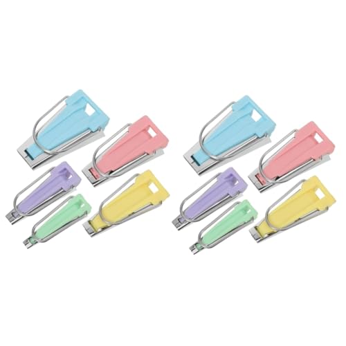 VILLCASE 10 Pcs Bias Binding Tape Making Tool Bias Tape Maker Sewing Kit Portable