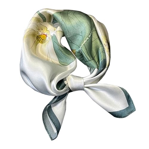 Foulard carré léger en soie pour sublimer vos coiffures d'été