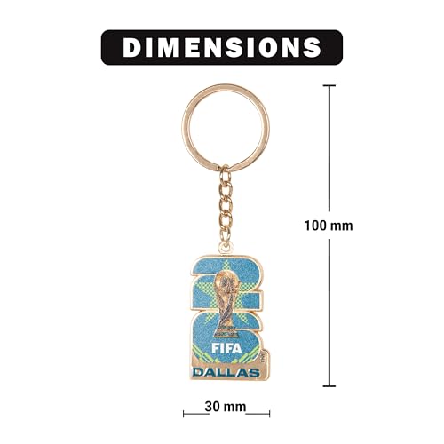 Image of 2026 FIFA World Cup Keychain - Officially Licensed, Collectible Gift for Fans, Durable Metal Ring for Keys, Backpacks
