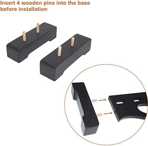 Support d'épée noir stable contre les chutes de sabres - 6
